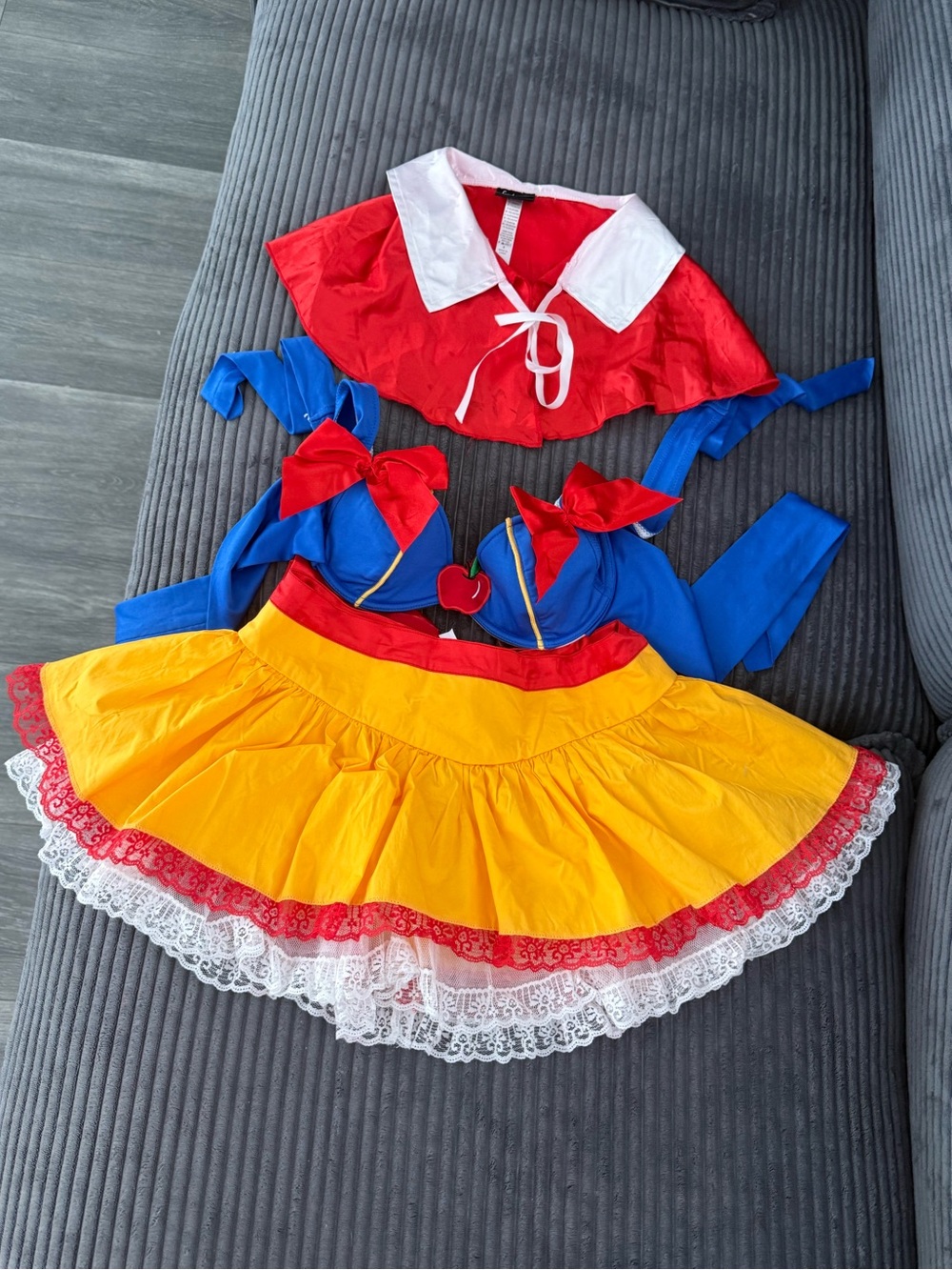 Super Rare Frederick's of Hollywood Snow White Costume Set NWOT